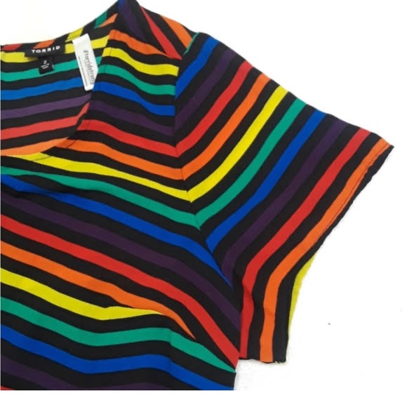 Women’s Torrid Abbey Georgette Button back blouse size 1 NWT - Picture 4 of 12